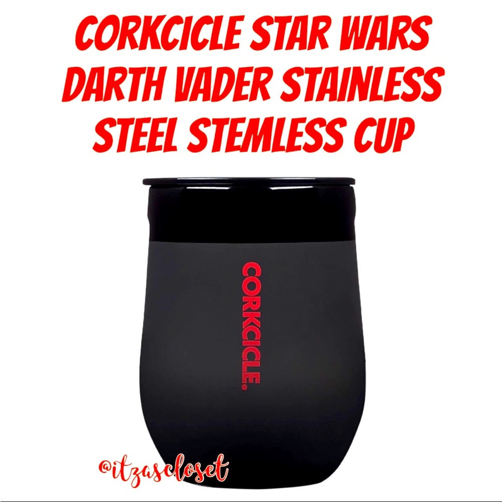 Darth Vader Stainless Steel Stemless Cup by Corkcicle – Star Wars NWT